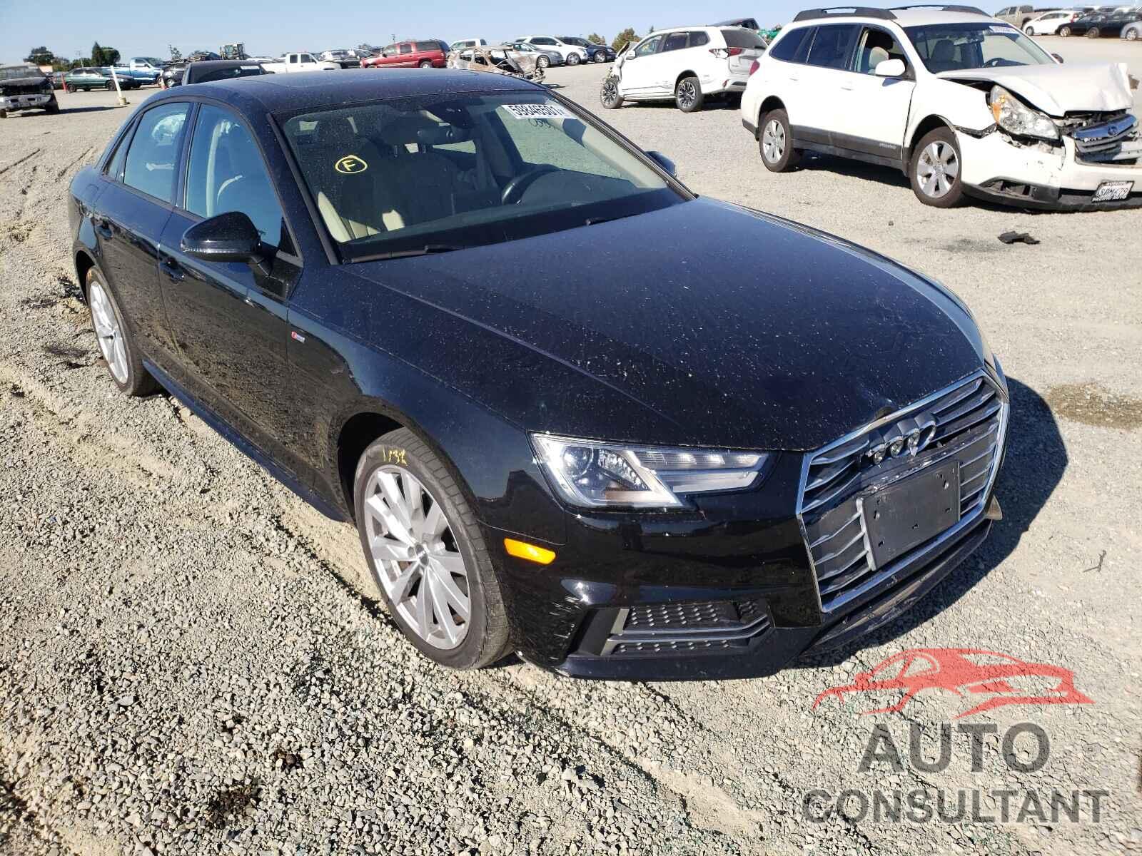 AUDI A4 2018 - WAUKMAF45JN002647