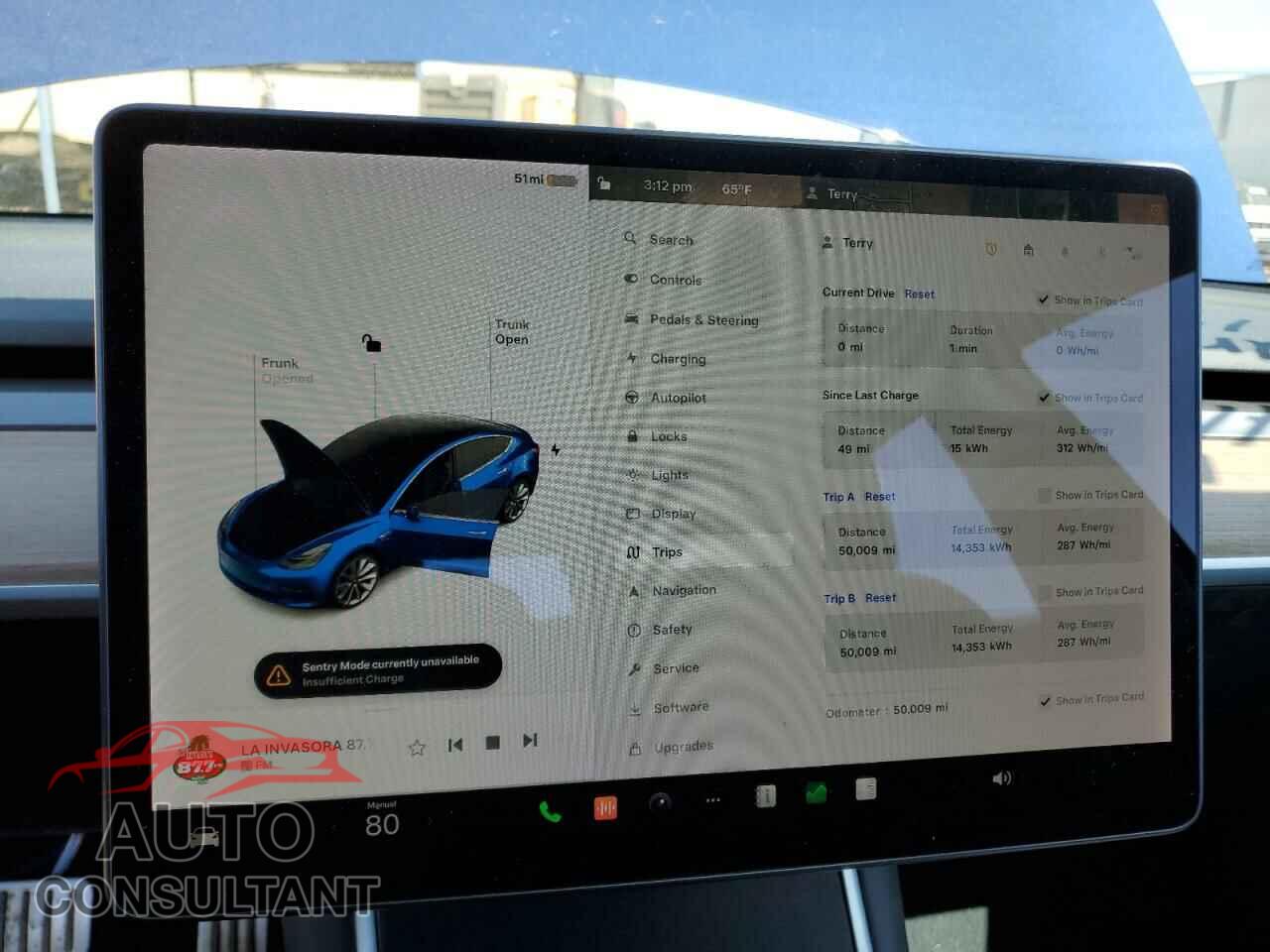 TESLA MODEL 3 2019 - 5YJ3E1EB7KF413617