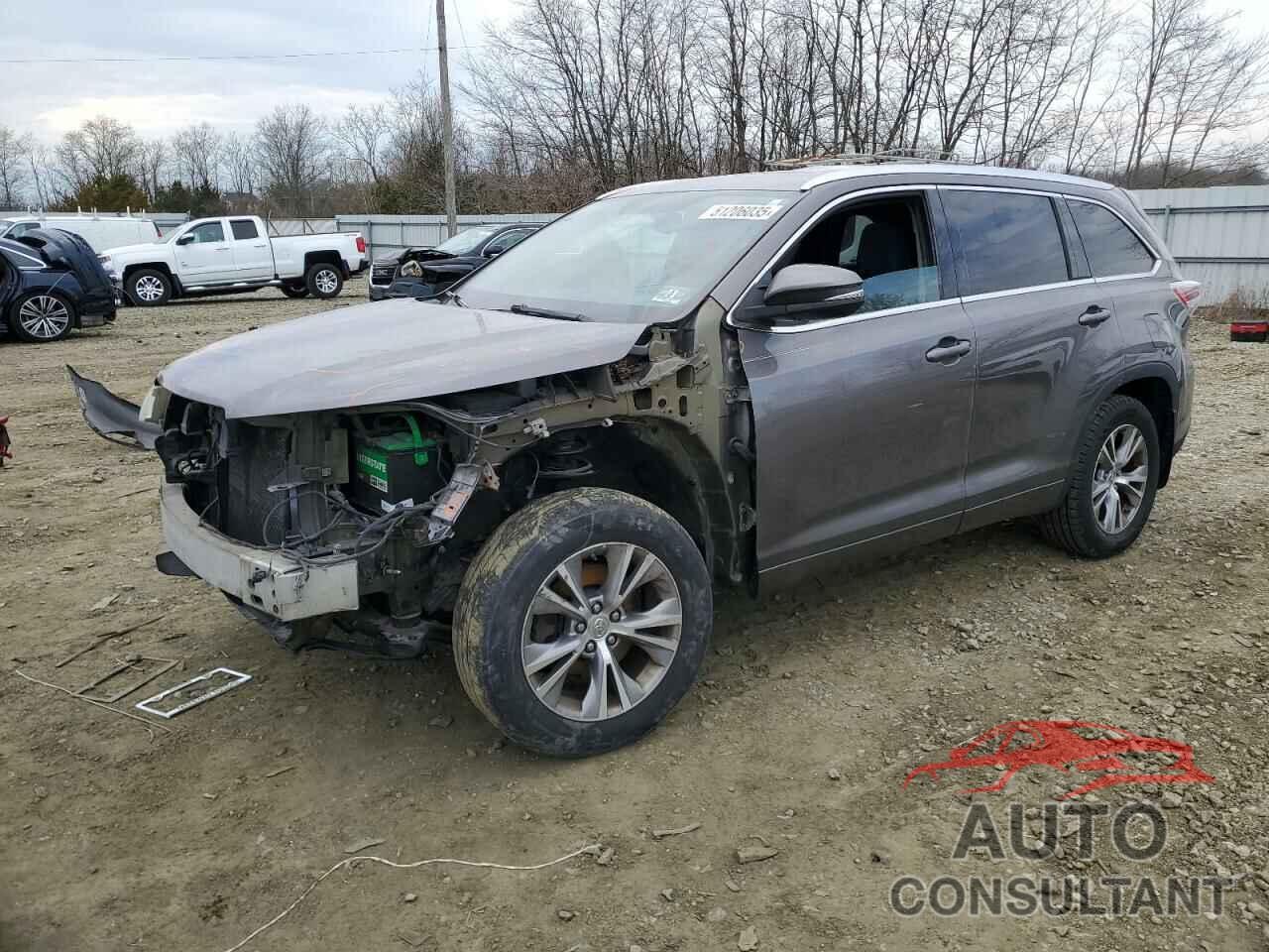 TOYOTA HIGHLANDER 2014 - 5TDJKRFH2ES018617