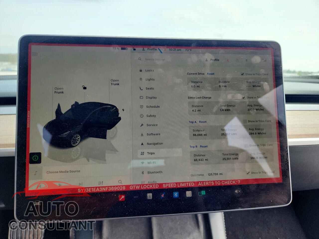 TESLA MODEL 3 2022 - 5YJ3E1EA3NF369028