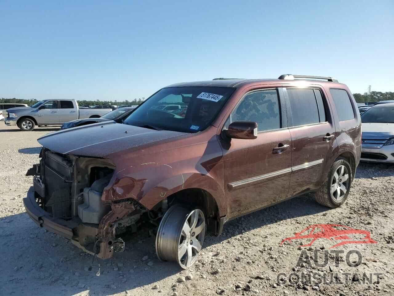 HONDA PILOT 2013 - 5FNYF4H92DB085751