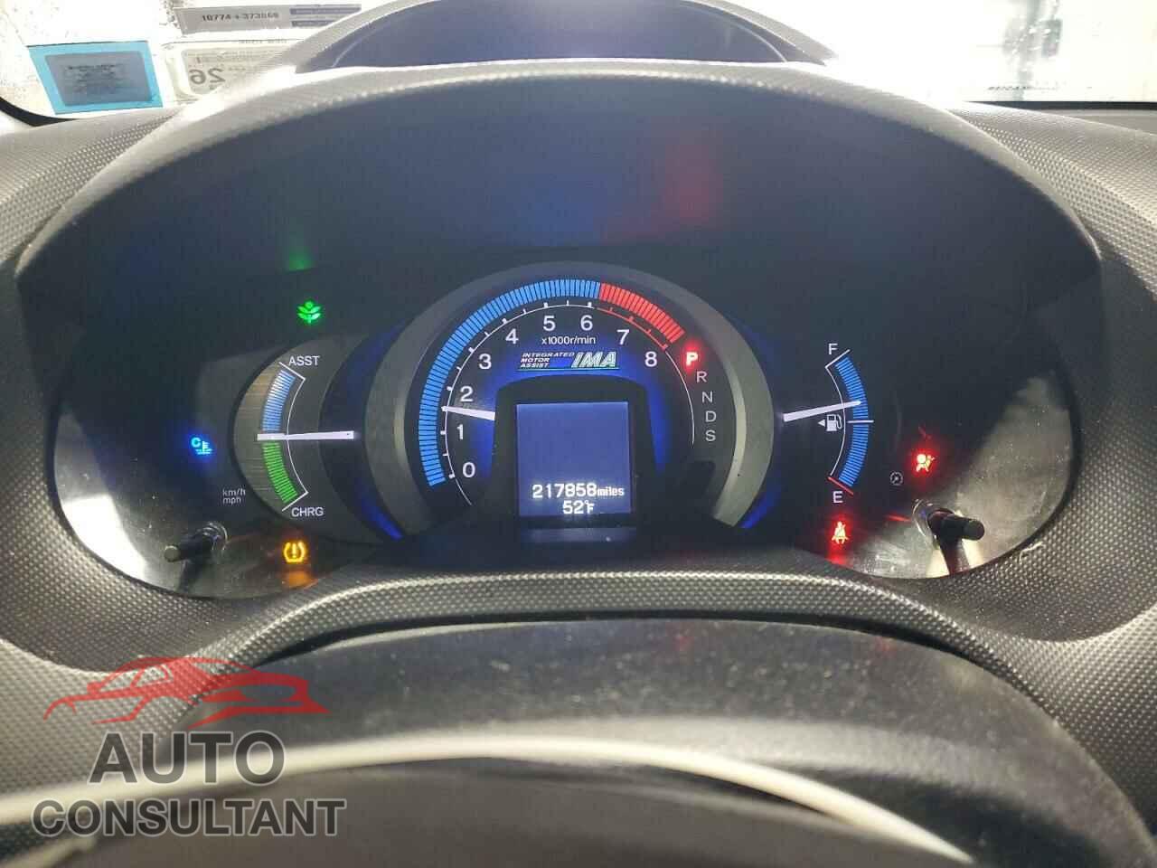 HONDA INSIGHT 2010 - JHMZE2H71AS005668