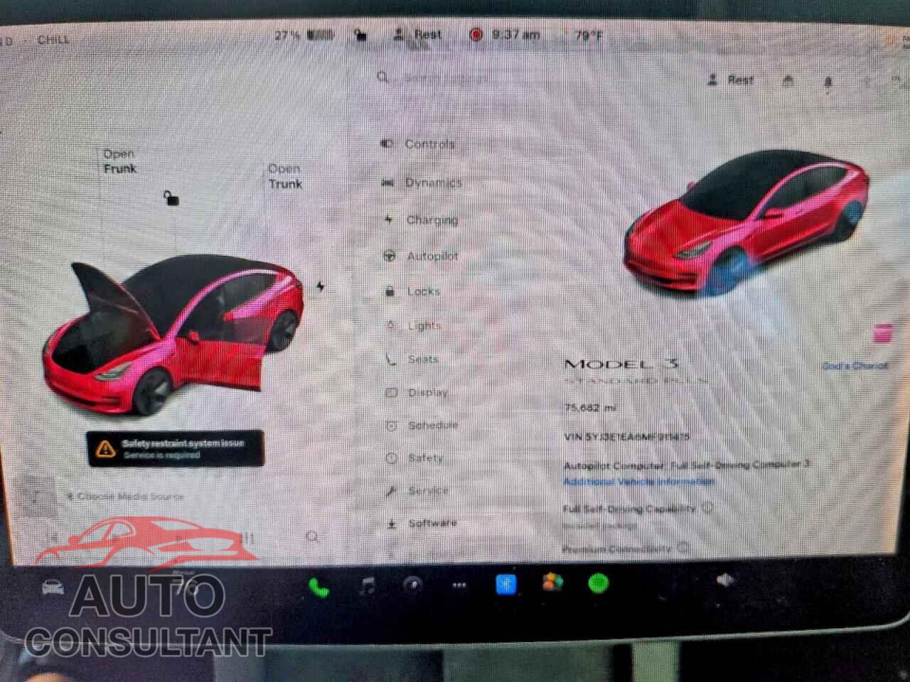 TESLA MODEL 3 2021 - 5YJ3E1EA6MF911415