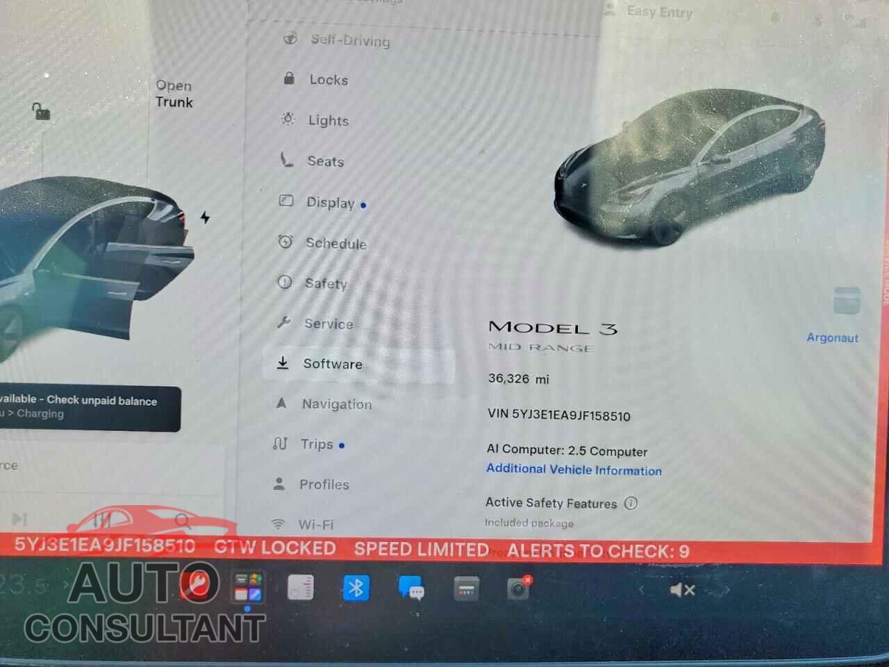 TESLA MODEL 3 2018 - 5YJ3E1EA9JF158510