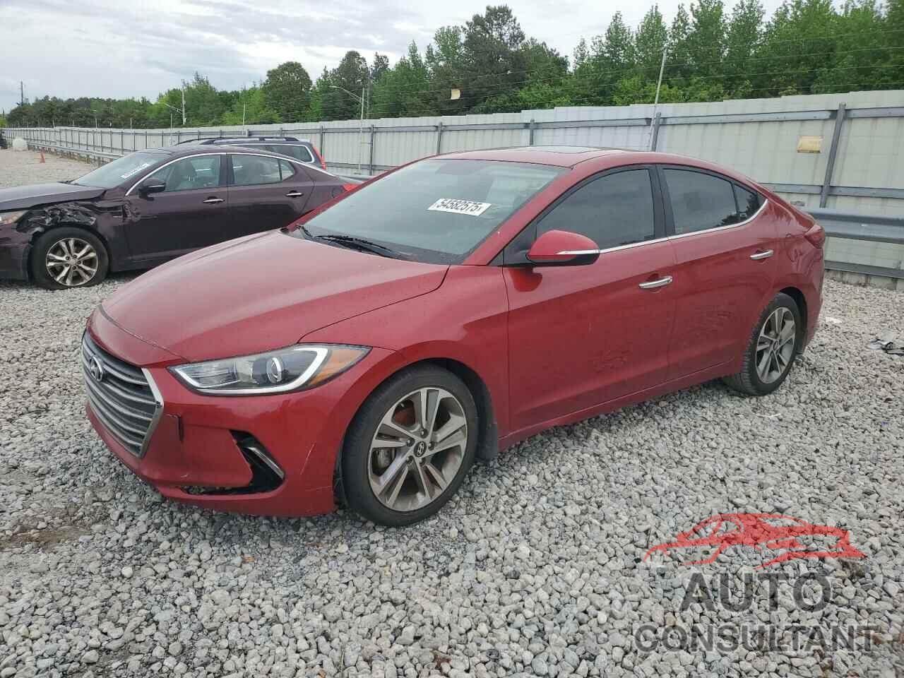 HYUNDAI ELANTRA 2017 - KMHD84LF9HU359476