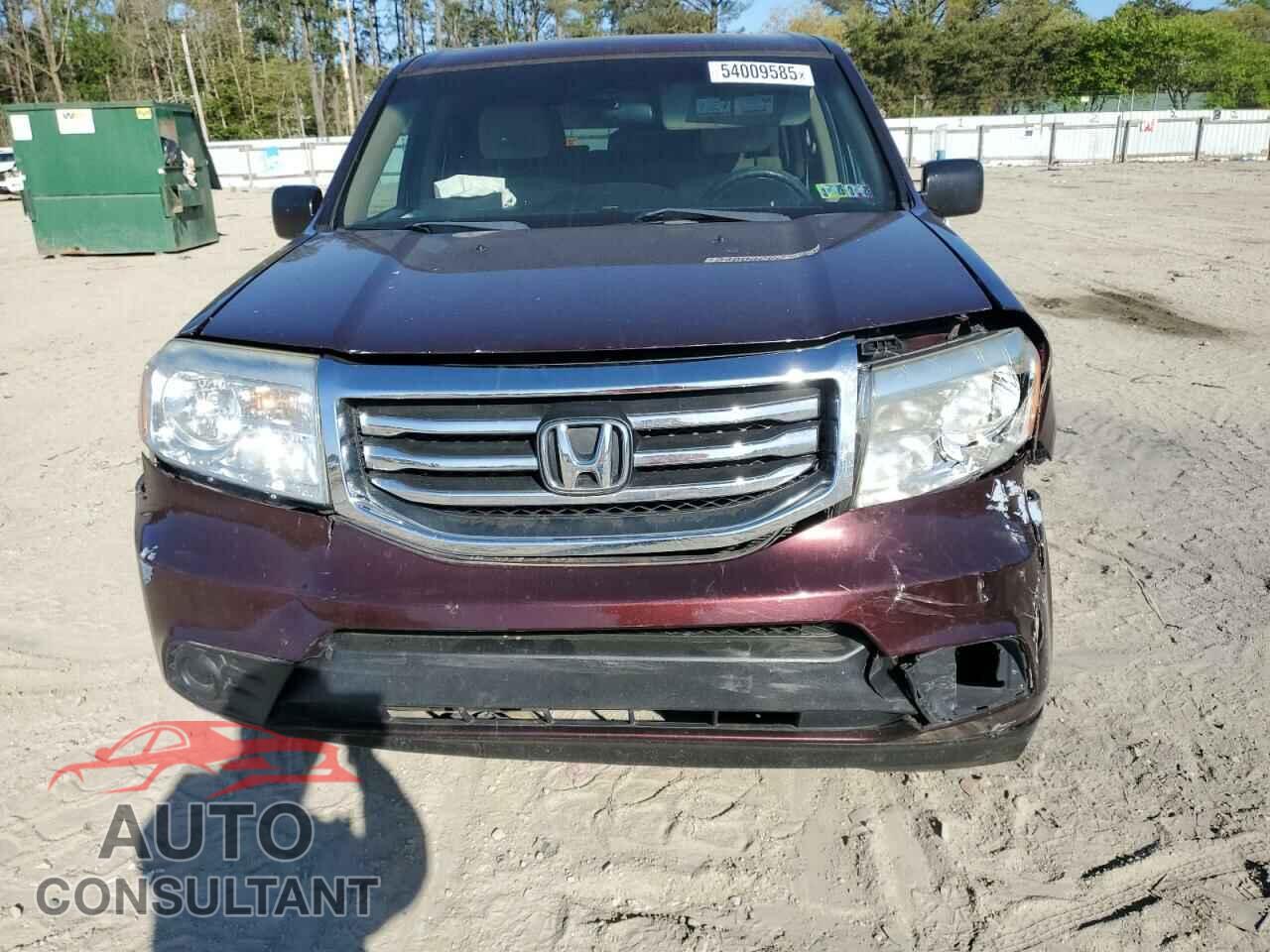 HONDA PILOT 2015 - 5FNYF4H26FB067131