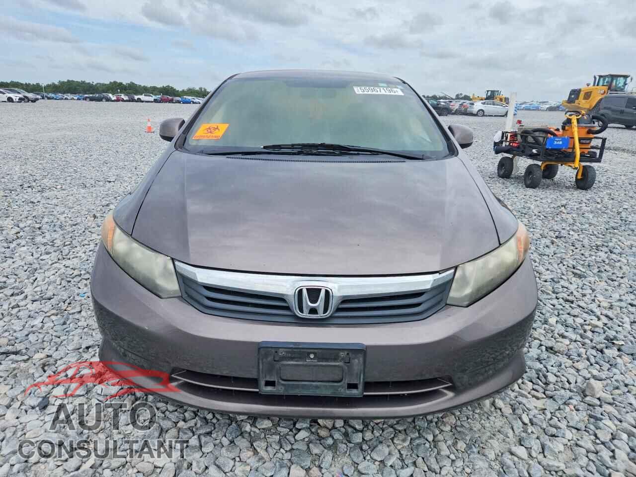 HONDA CIVIC 2012 - 19XFB2F50CE068992