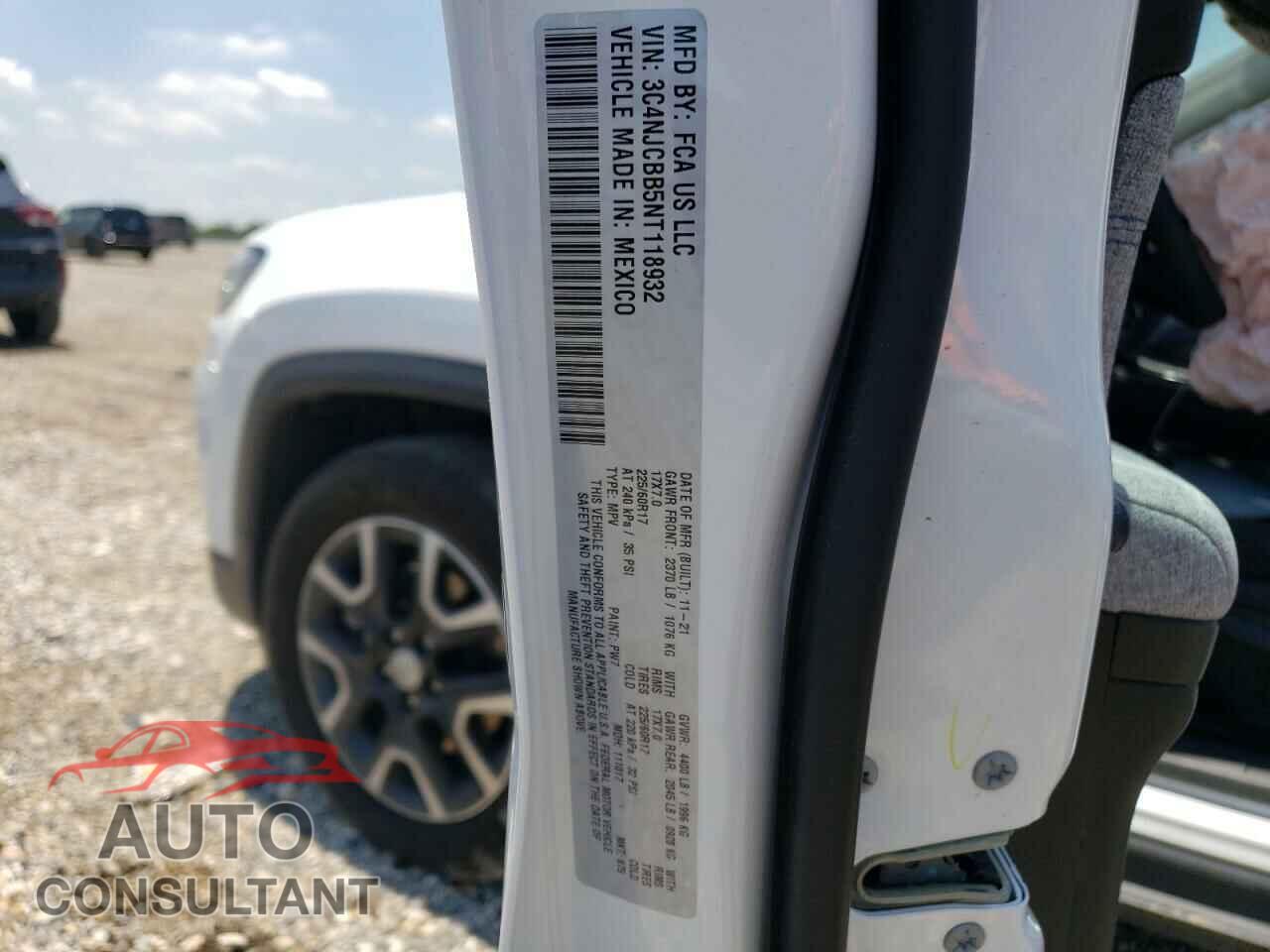 JEEP COMPASS 2022 - 3C4NJCBB5NT118932