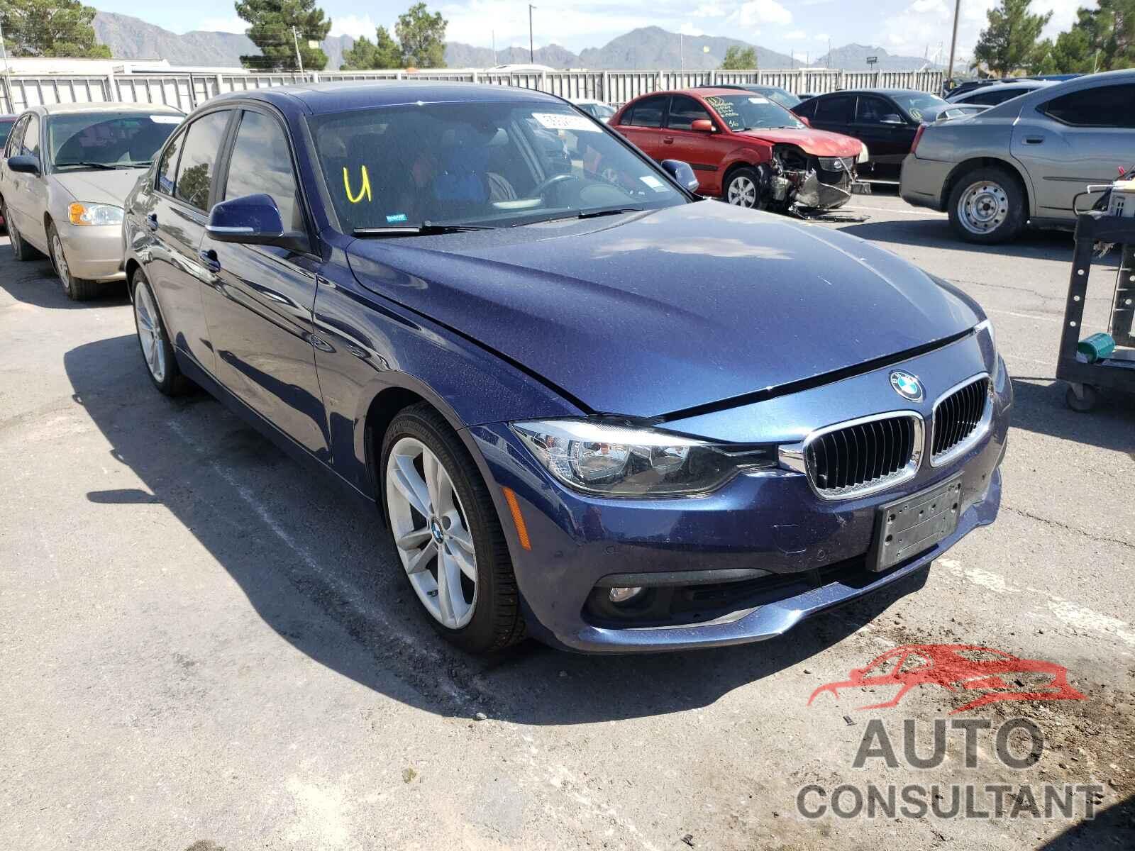 BMW 3 SERIES 2017 - WBA8E1G52HNU13822