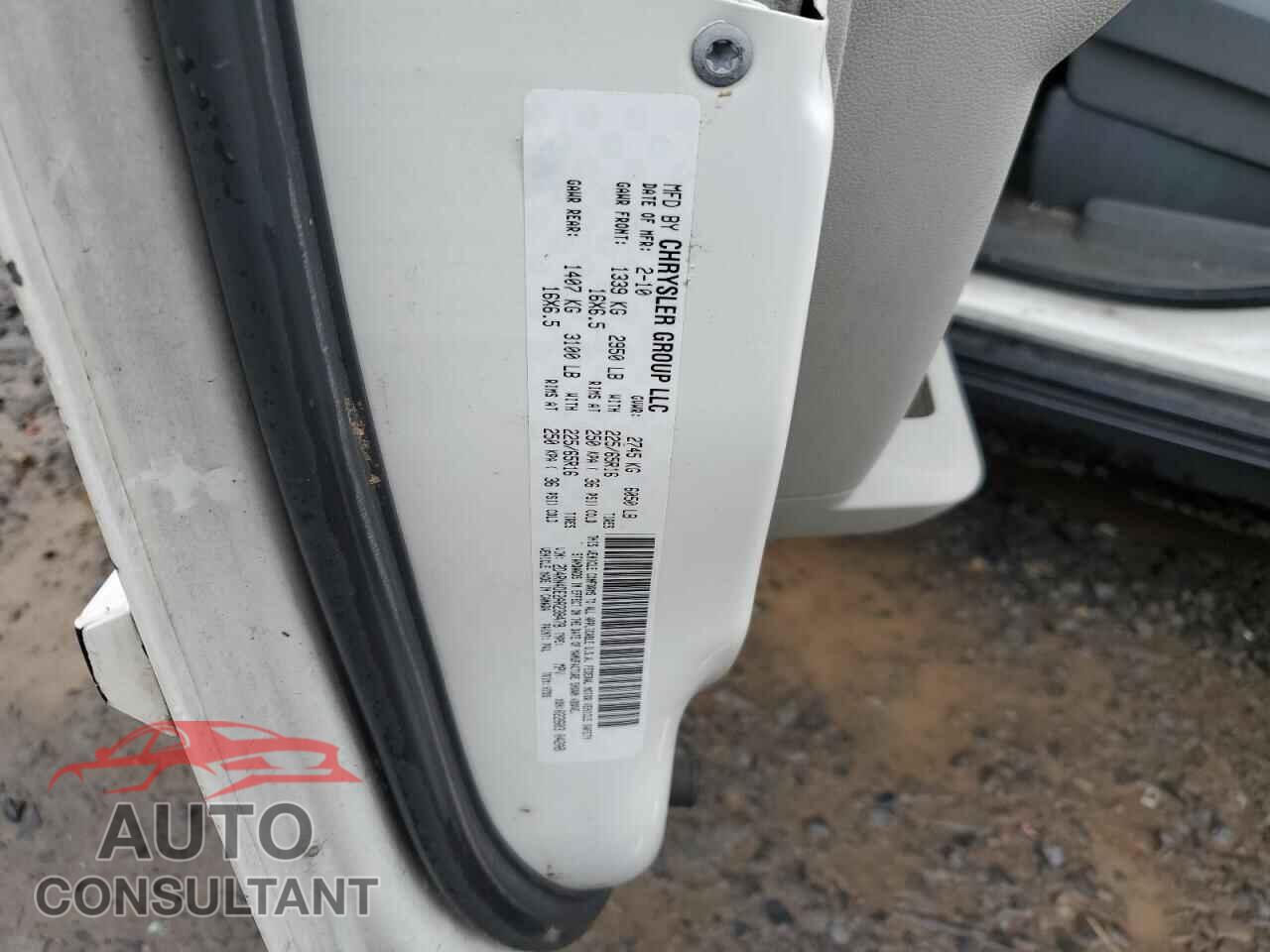 DODGE CARAVAN 2010 - 2D4RN4DE2AR238478