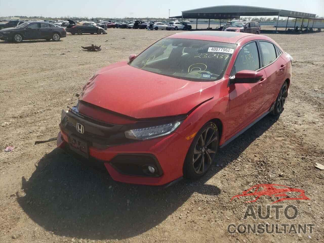 HONDA CIVIC 2017 - SHHFK7H99HU230437