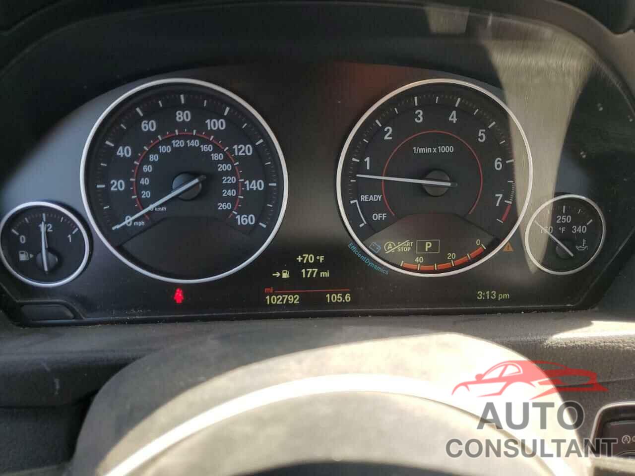 BMW 3 SERIES 2015 - WBA3C1C52FK122967