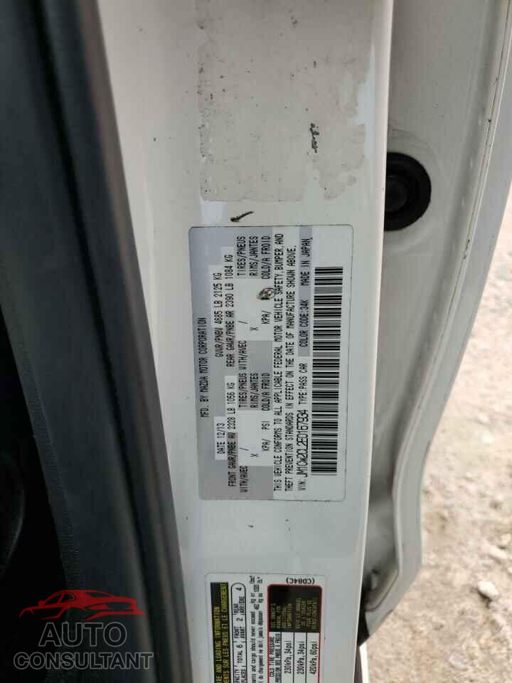 MAZDA 5 2014 - JM1CW2CL2E0167934