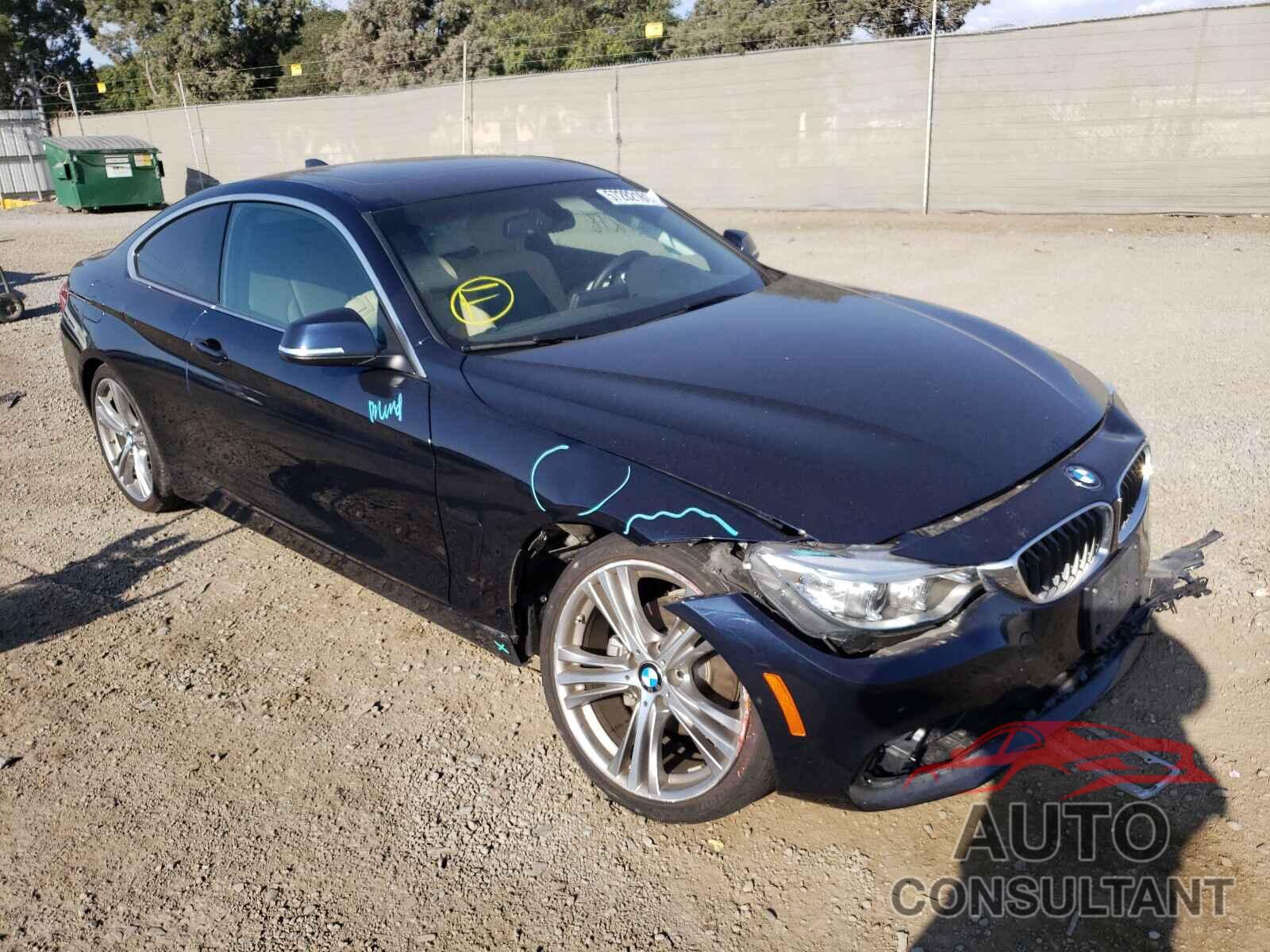 BMW 4 SERIES 2017 - WBA4R7C55HK895845