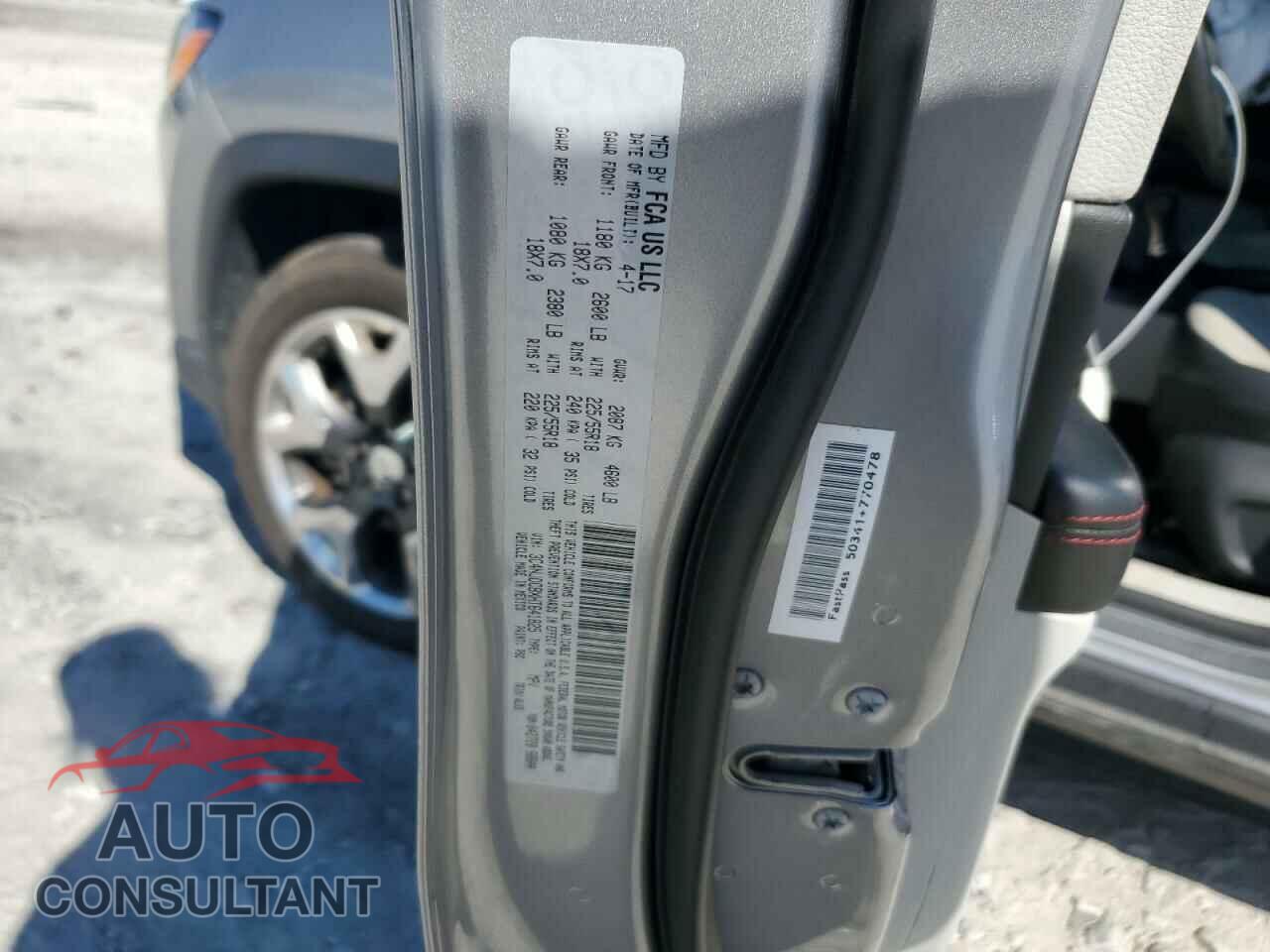 JEEP COMPASS 2017 - 3C4NJDCBXHT641825