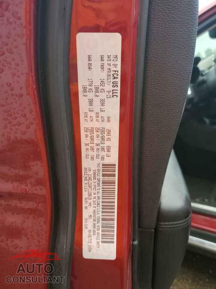 DODGE DURANGO 2015 - 1C4RDJDG0FC139819