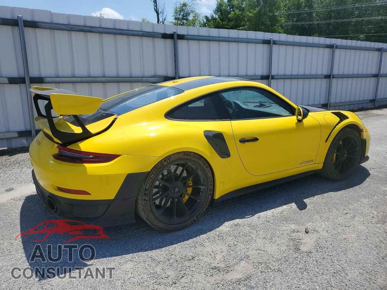 PORSCHE 911 2018 - WP0AE2A93JS186024