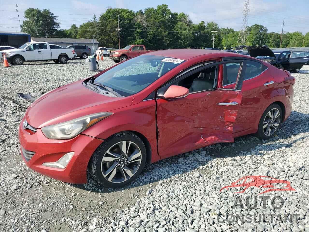 HYUNDAI ELANTRA 2014 - KMHDH4AE7EU033407