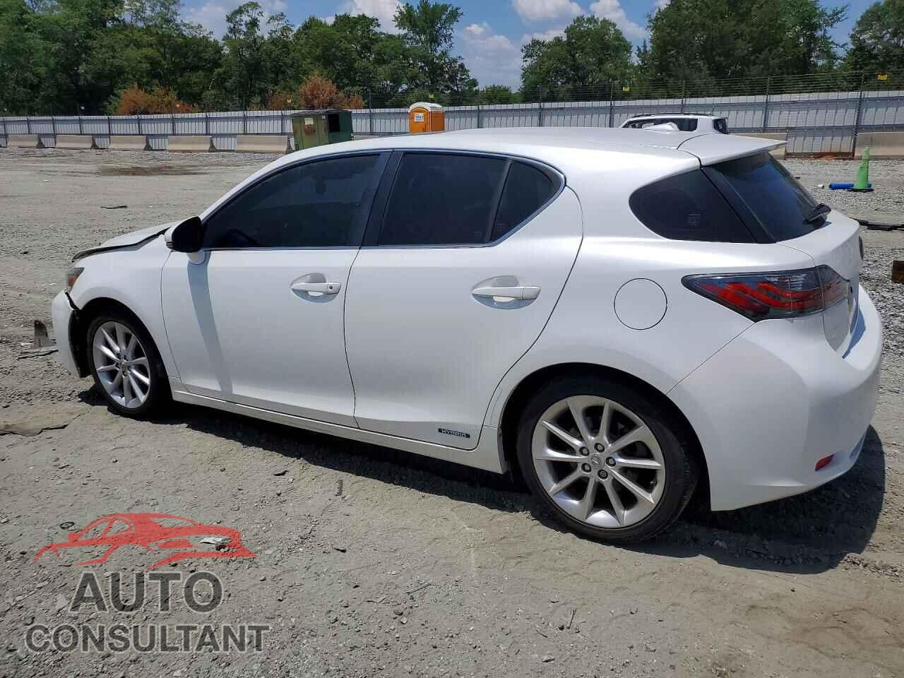 LEXUS CT 200 2012 - JTHKD5BH3C2114918