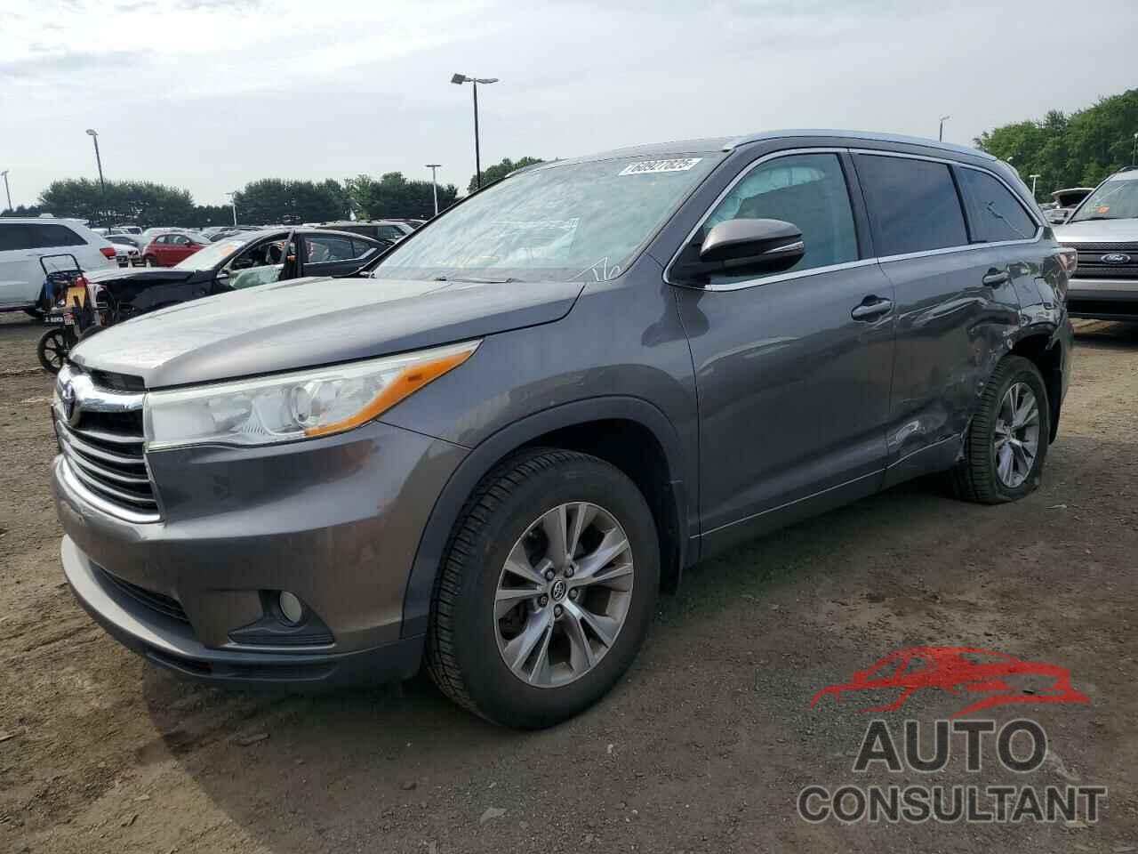 TOYOTA HIGHLANDER 2014 - 5TDJKRFH2ES044909