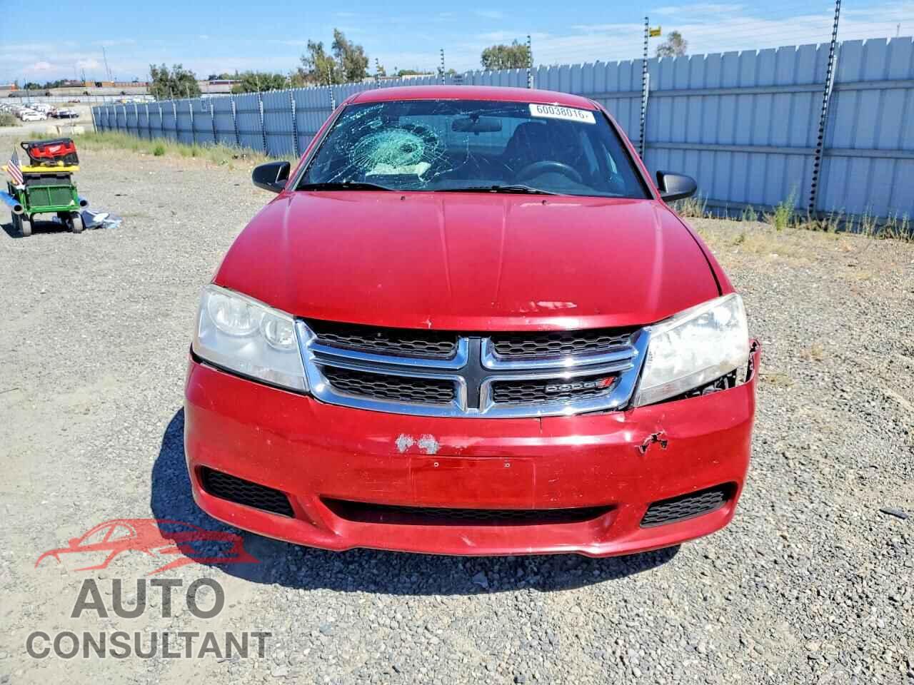 DODGE AVENGER 2013 - 1C3CDZAB4DN643499
