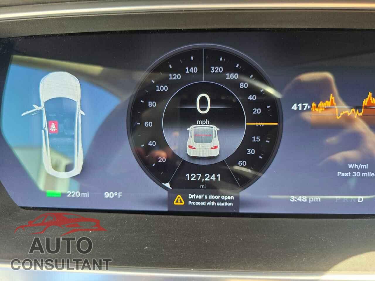 TESLA MODEL S 2012 - 5YJSA1CN1CFP02658
