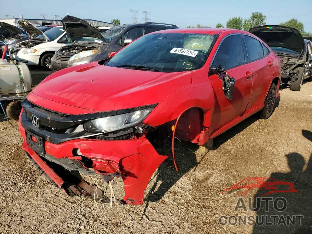 HONDA CIVIC 2019 - 2HGFC2F62KH535534