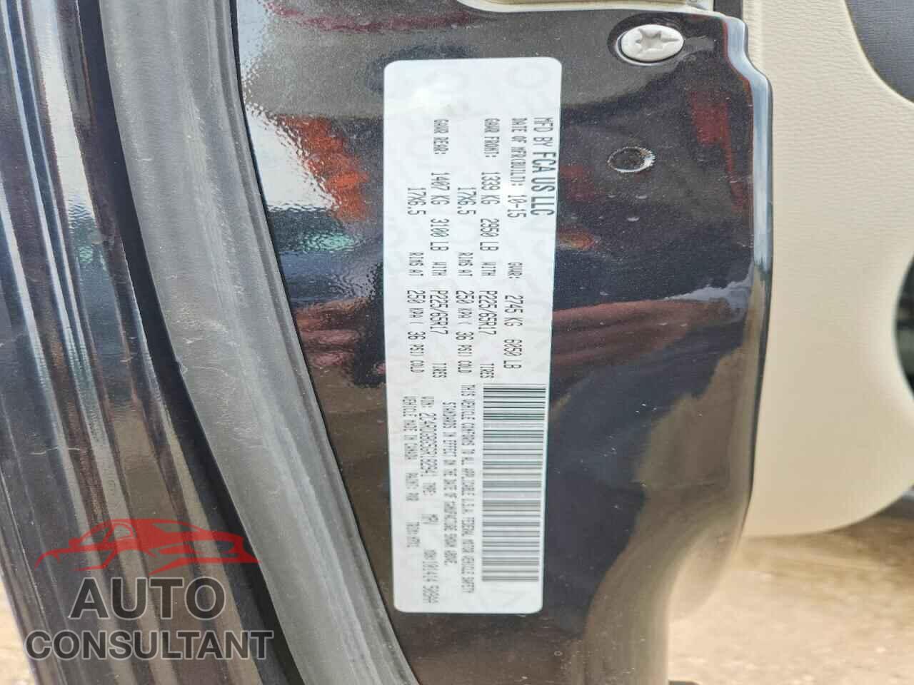 DODGE CARAVAN 2016 - 2C4RDGBG5GR182941