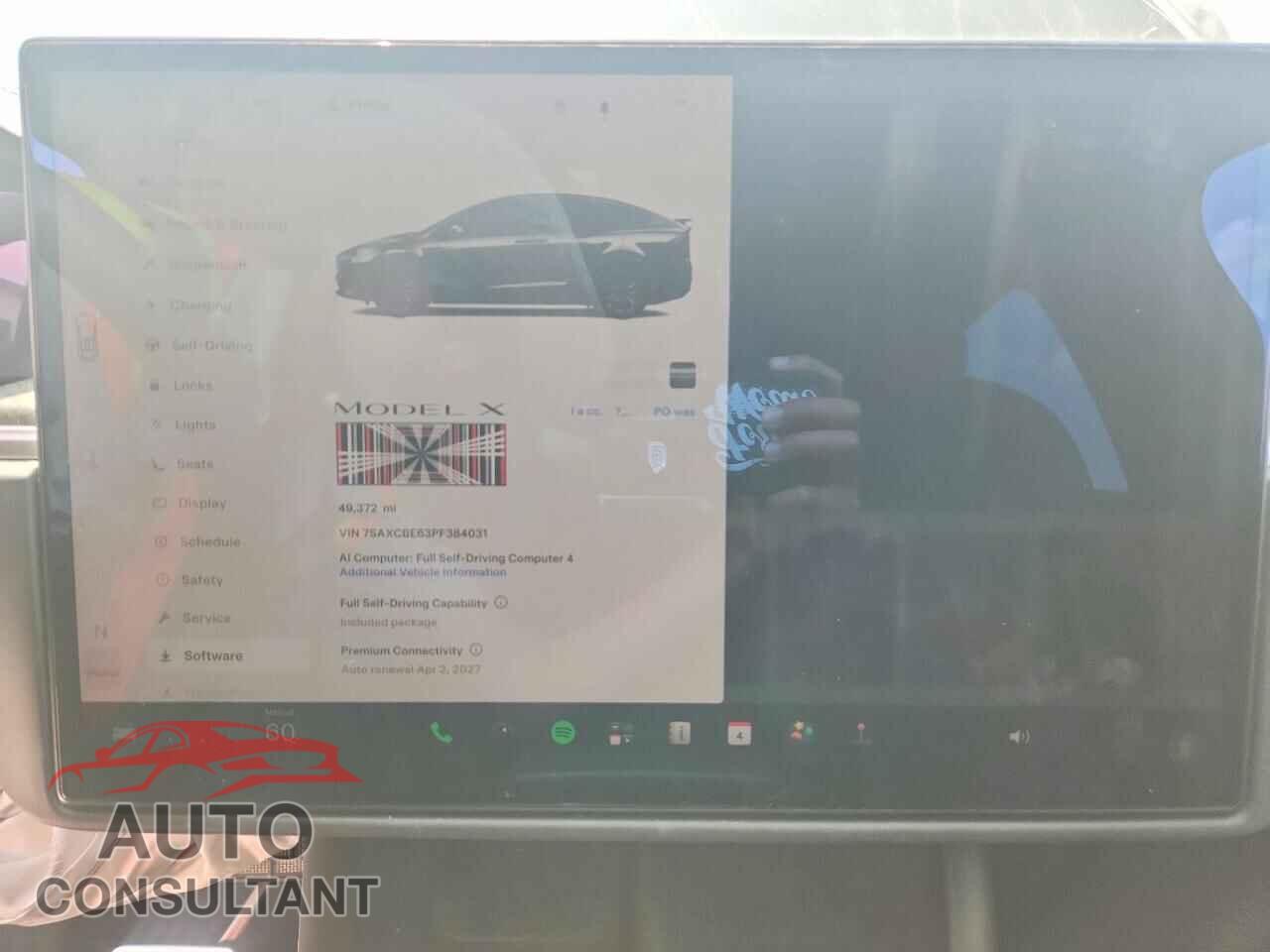 TESLA MODEL X 2023 - 7SAXCBE63PF384031