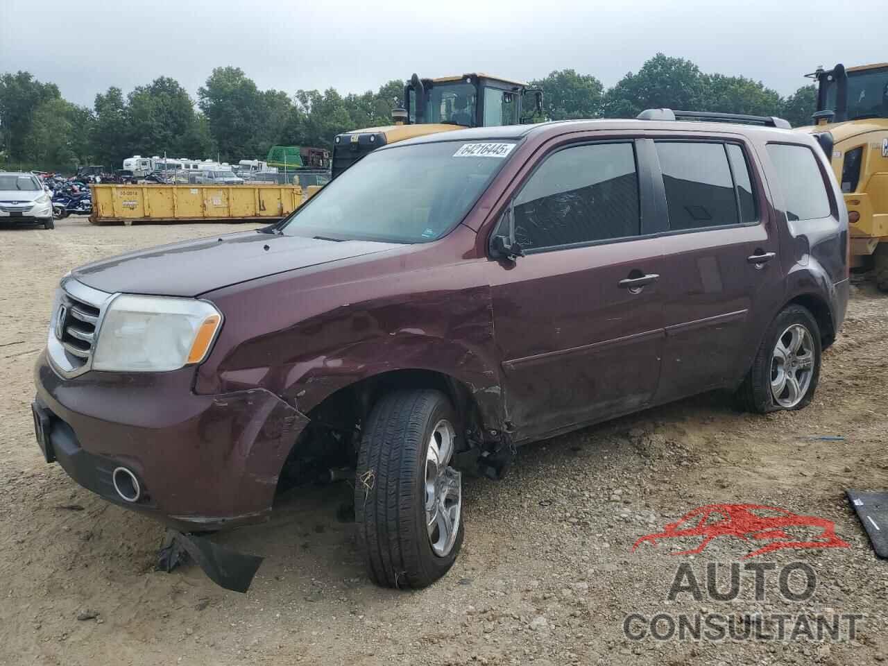 HONDA PILOT 2013 - 5FNYF4H57DB018883