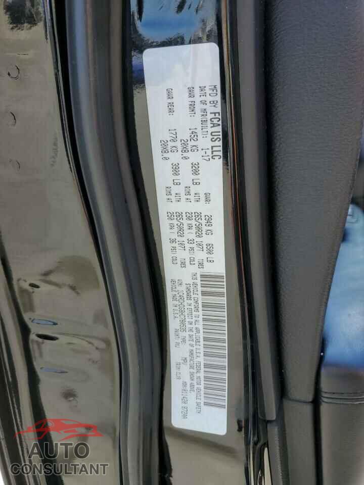 DODGE DURANGO 2017 - 1C4RDHDG8HC780535
