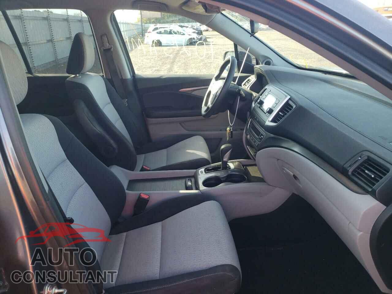 HONDA RIDGELINE 2017 - 5FPYK2F22HB003309
