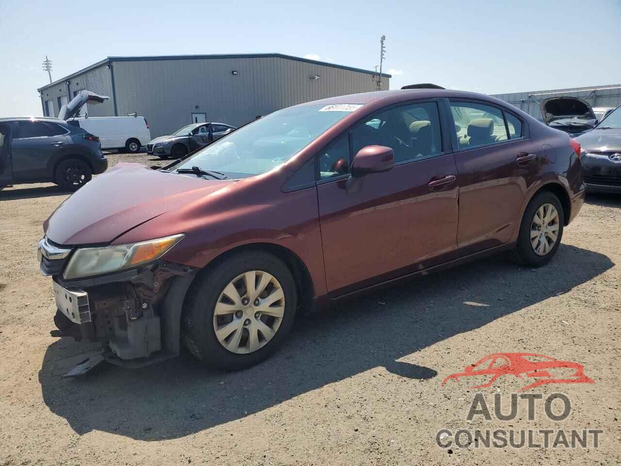 HONDA CIVIC 2012 - 19XFB2F50CE334074