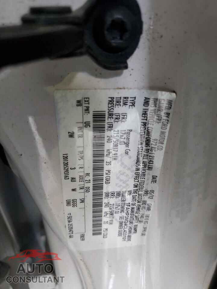 FORD FOCUS 2012 - 1FAHP3M24CL433101