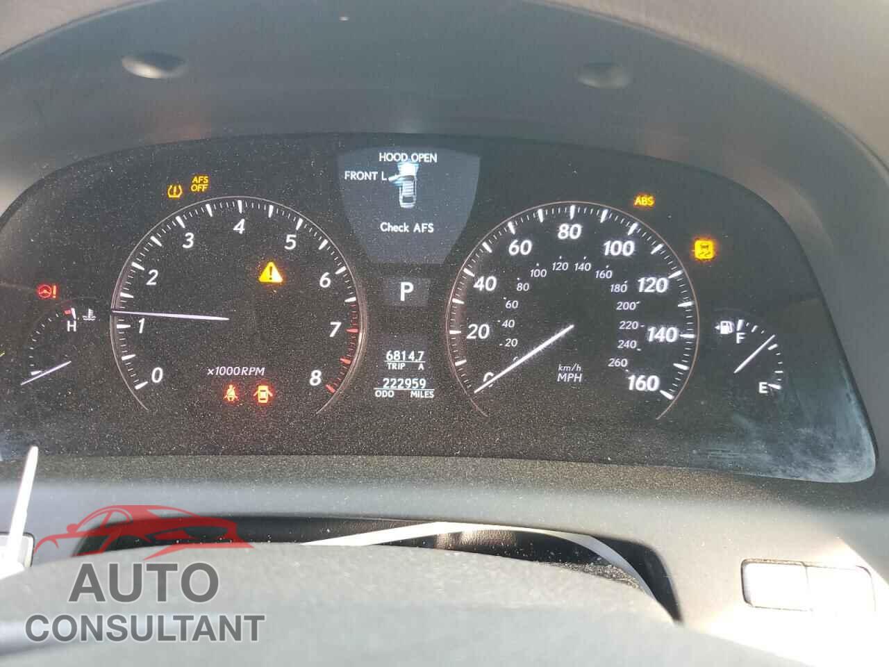 LEXUS LS460 2012 - JTHCL5EF0C5014372