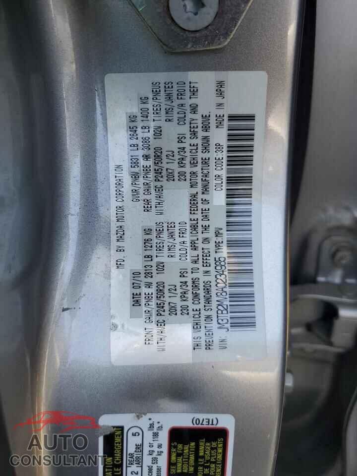 MAZDA CX-9 2010 - JM3TB2MV8A0234985