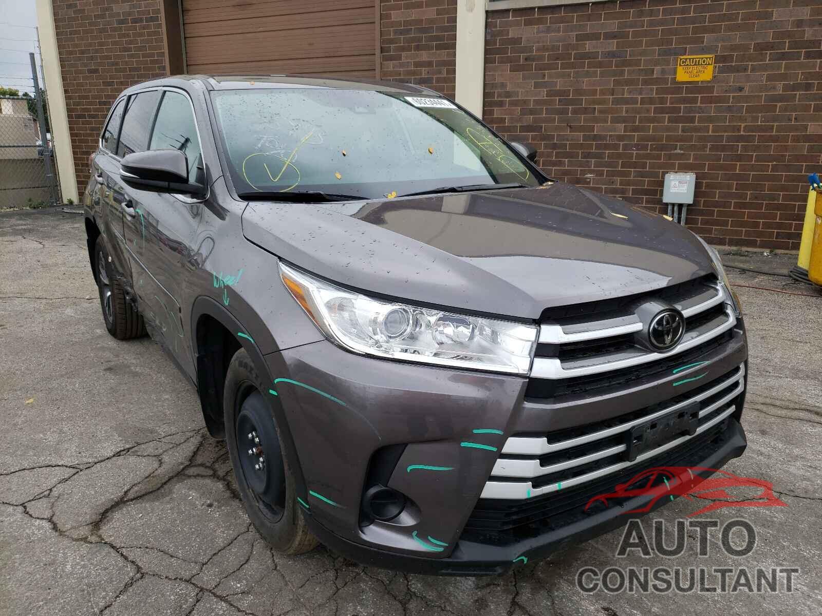 TOYOTA HIGHLANDER 2019 - 5TDZARFH8KS048030