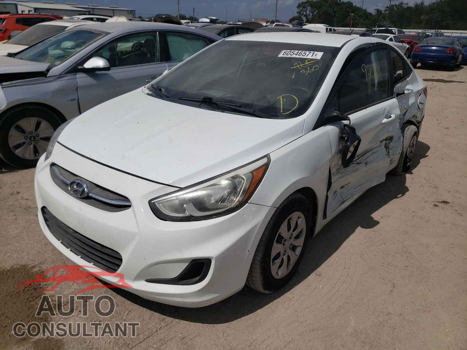HYUNDAI ACCENT 2016 - KMHCT4AE5GU162727