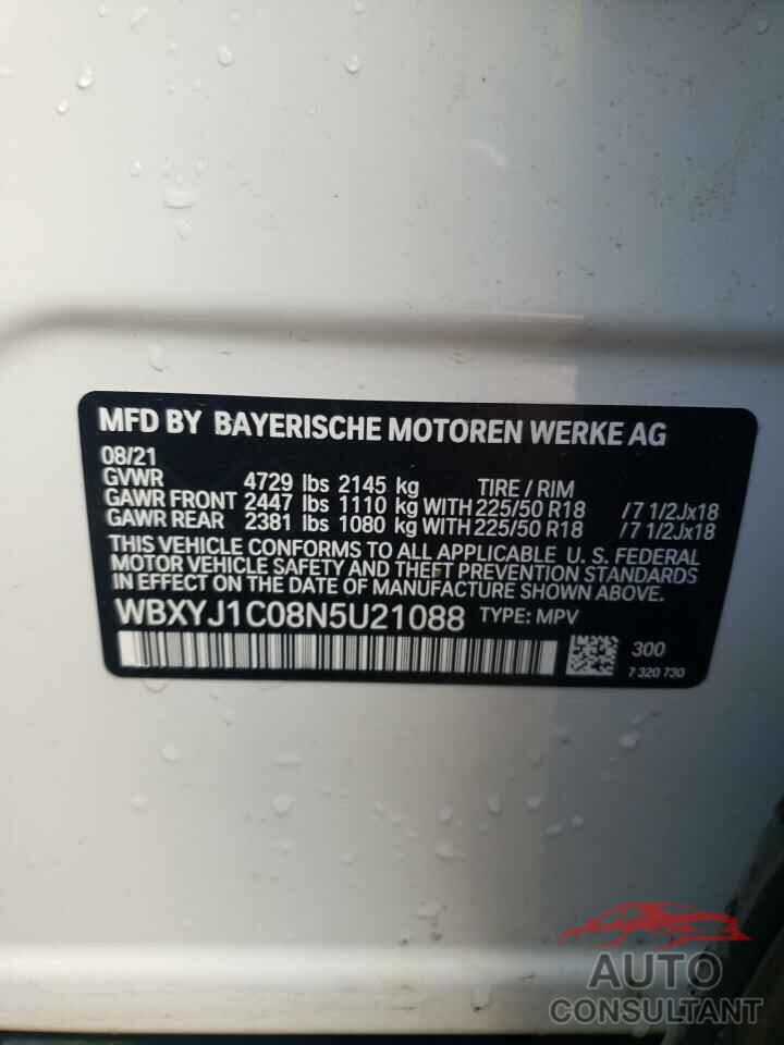 BMW X2 2022 - WBXYJ1C08N5U21088