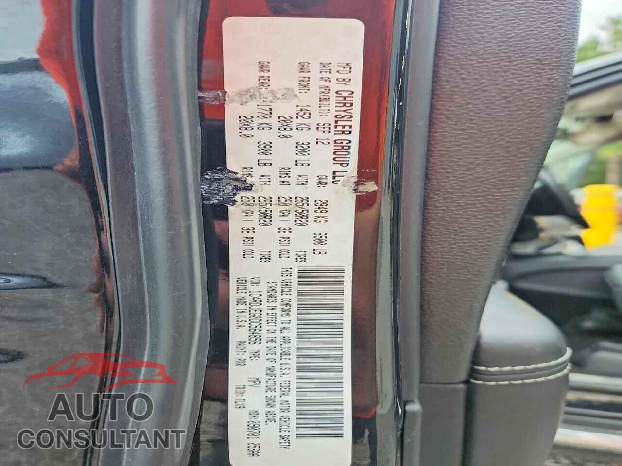 DODGE DURANGO 2013 - 1C4RDJEG0DC564856