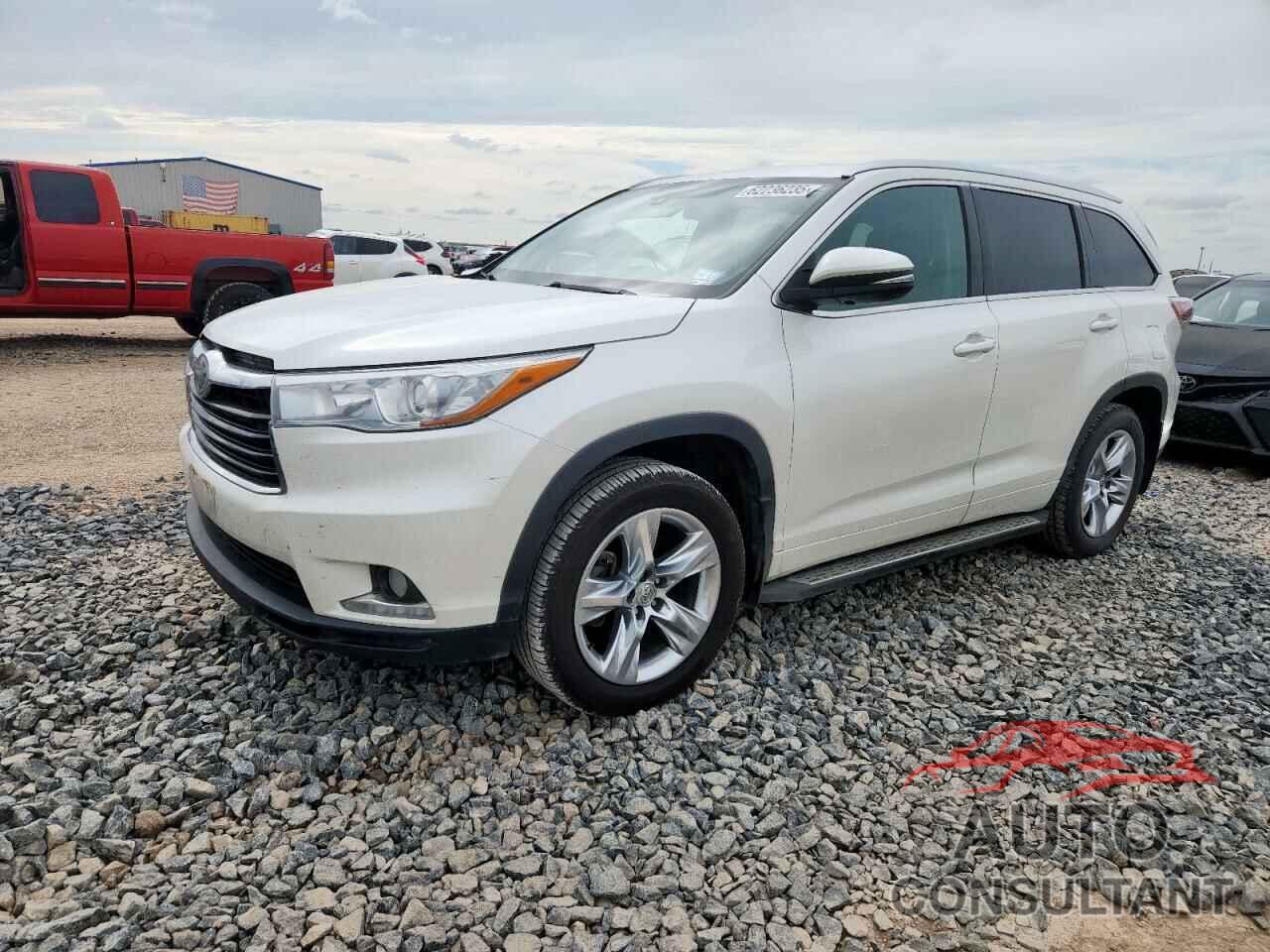 TOYOTA HIGHLANDER 2015 - 5TDYKRFH6FS049711