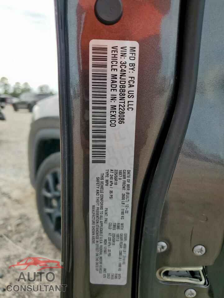 JEEP COMPASS 2022 - 3C4NJDBB8NT228086