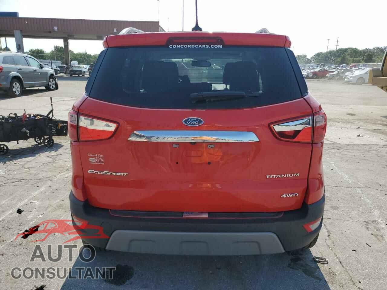 FORD ECOSPORT 2019 - MAJ6S3KL7KC251585