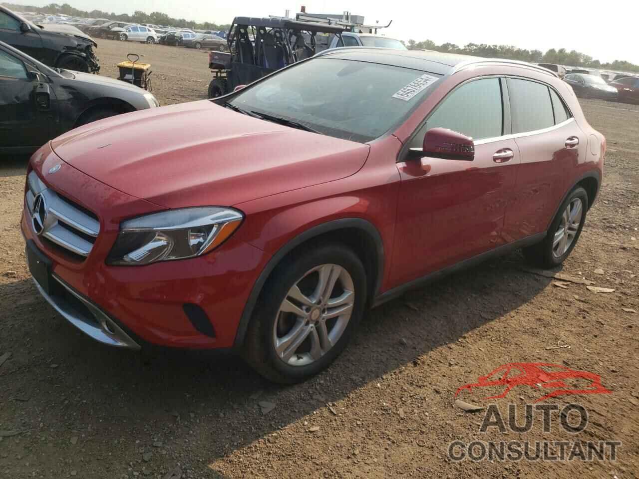 MERCEDES-BENZ GLA-CLASS 2017 - WDCTG4GB9HJ294277