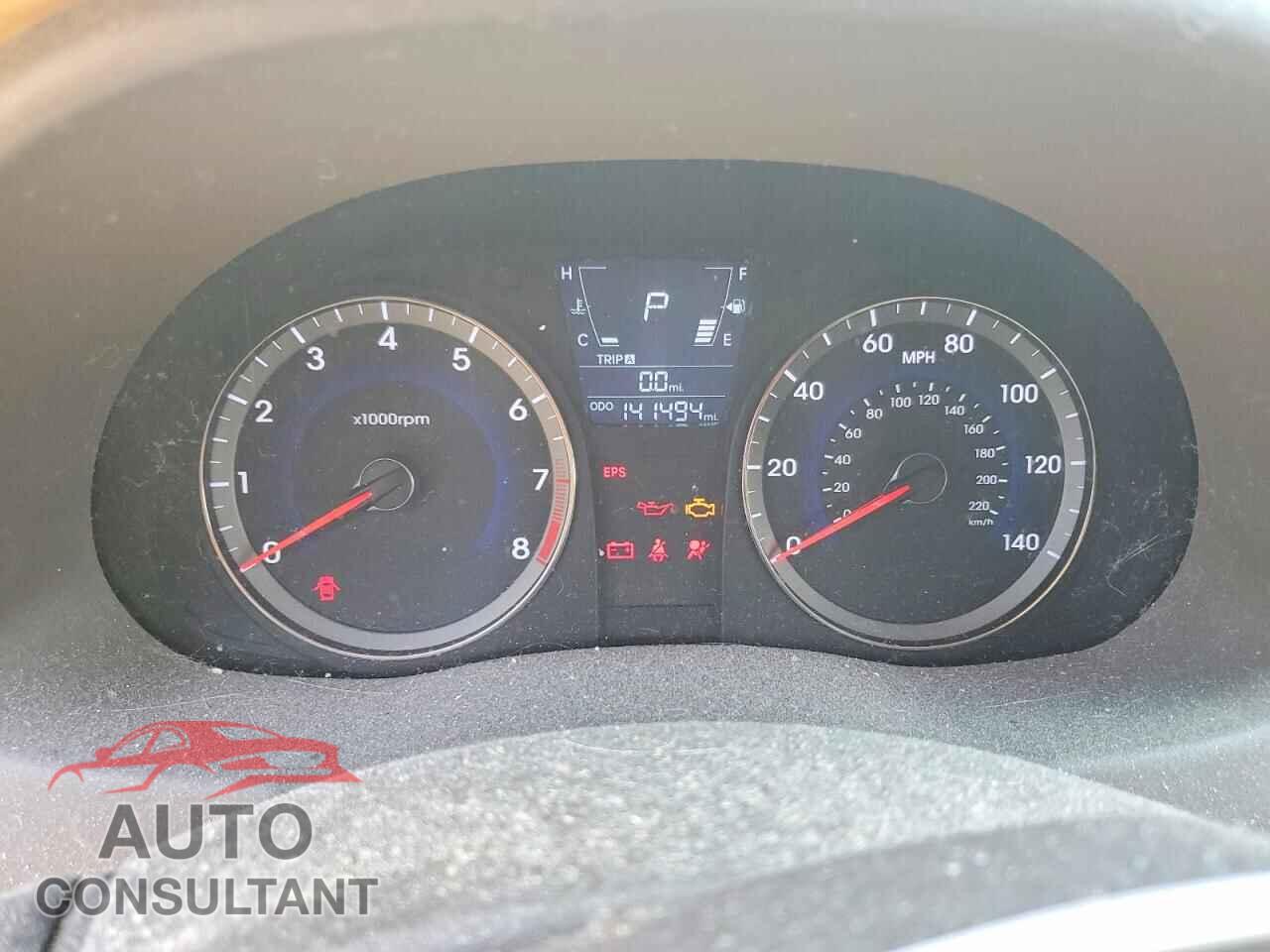 HYUNDAI ACCENT 2013 - KMHCT4AE1DU332822