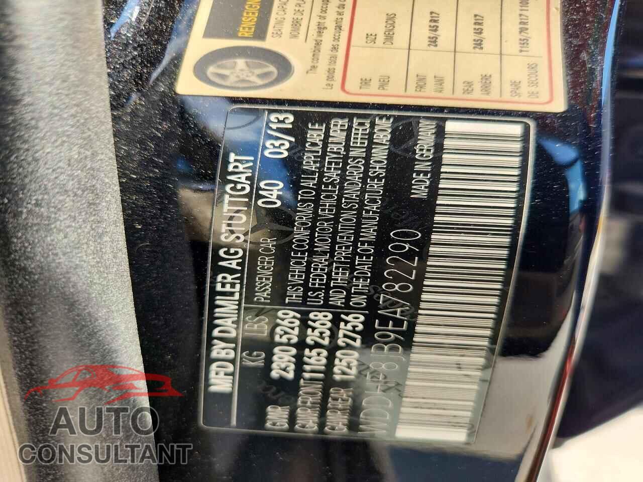 MERCEDES-BENZ E-CLASS 2014 - WDDHF8JB9EA782290