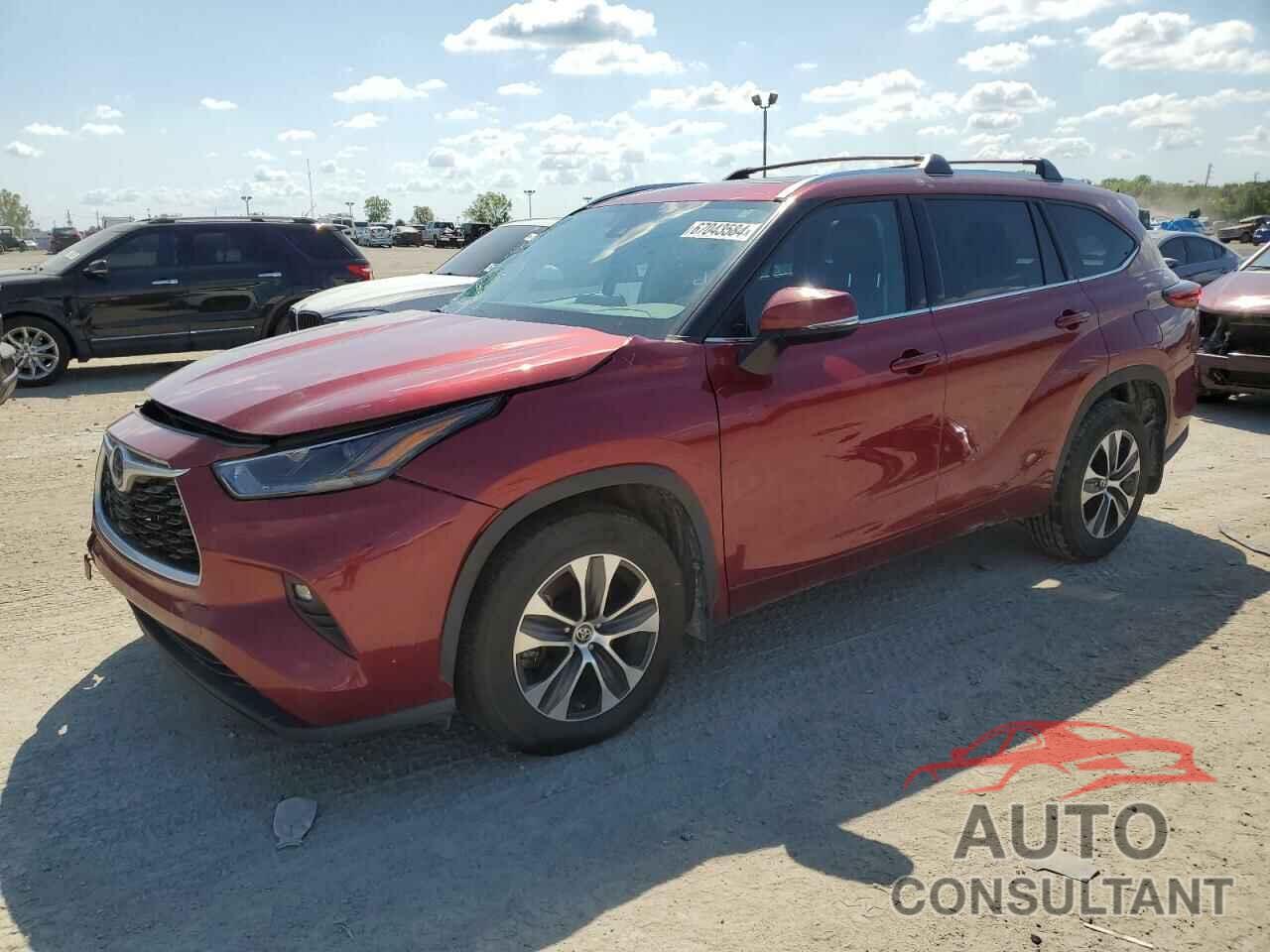 TOYOTA HIGHLANDER 2021 - 5TDHZRBH4MS070166