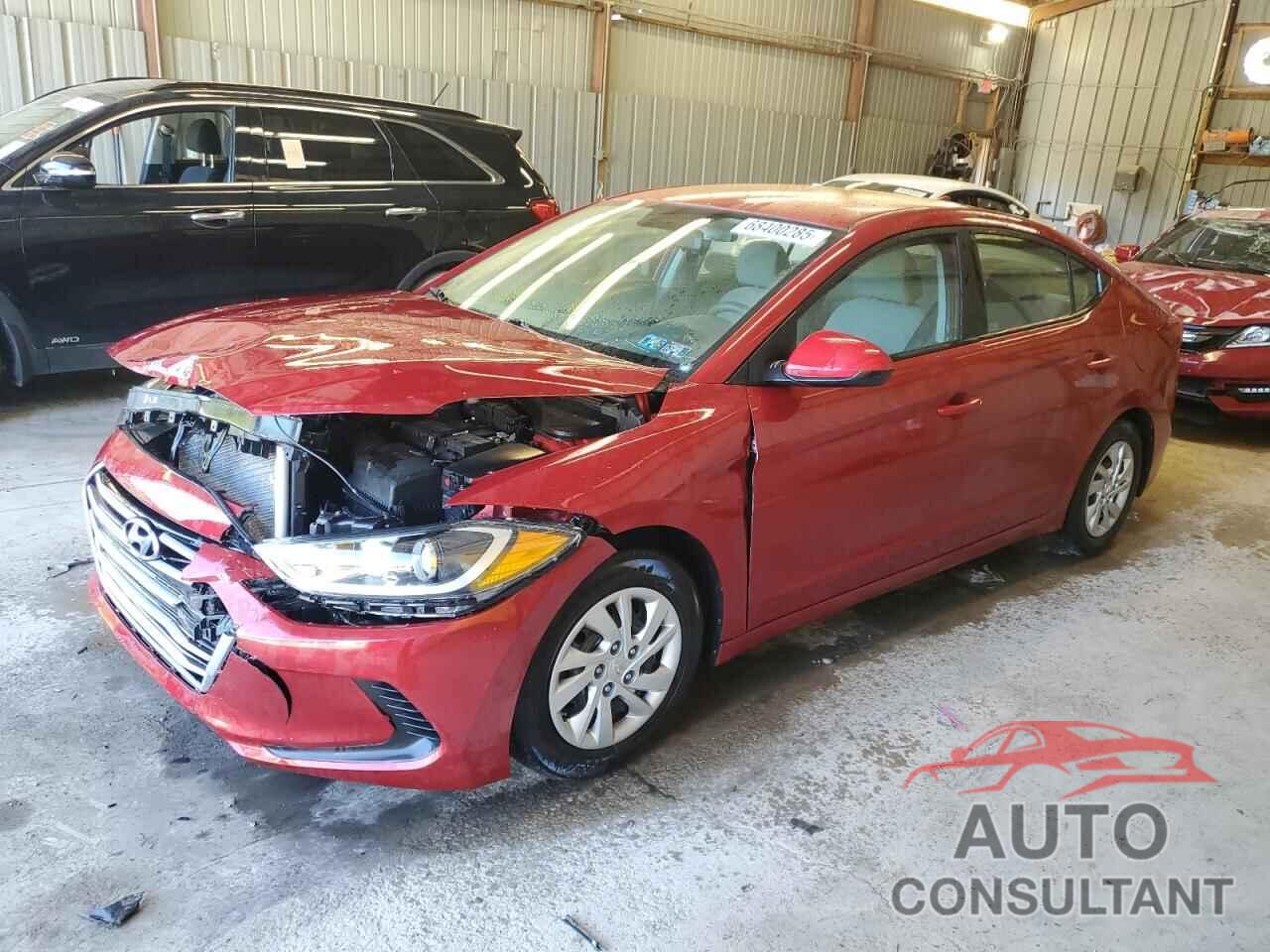 HYUNDAI ELANTRA 2017 - KMHD74LF5HU190818