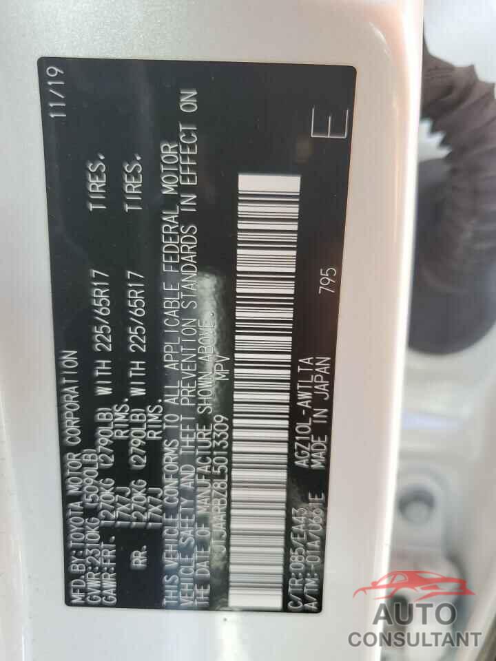 LEXUS NX 2020 - JTJAARBZ8L5013309