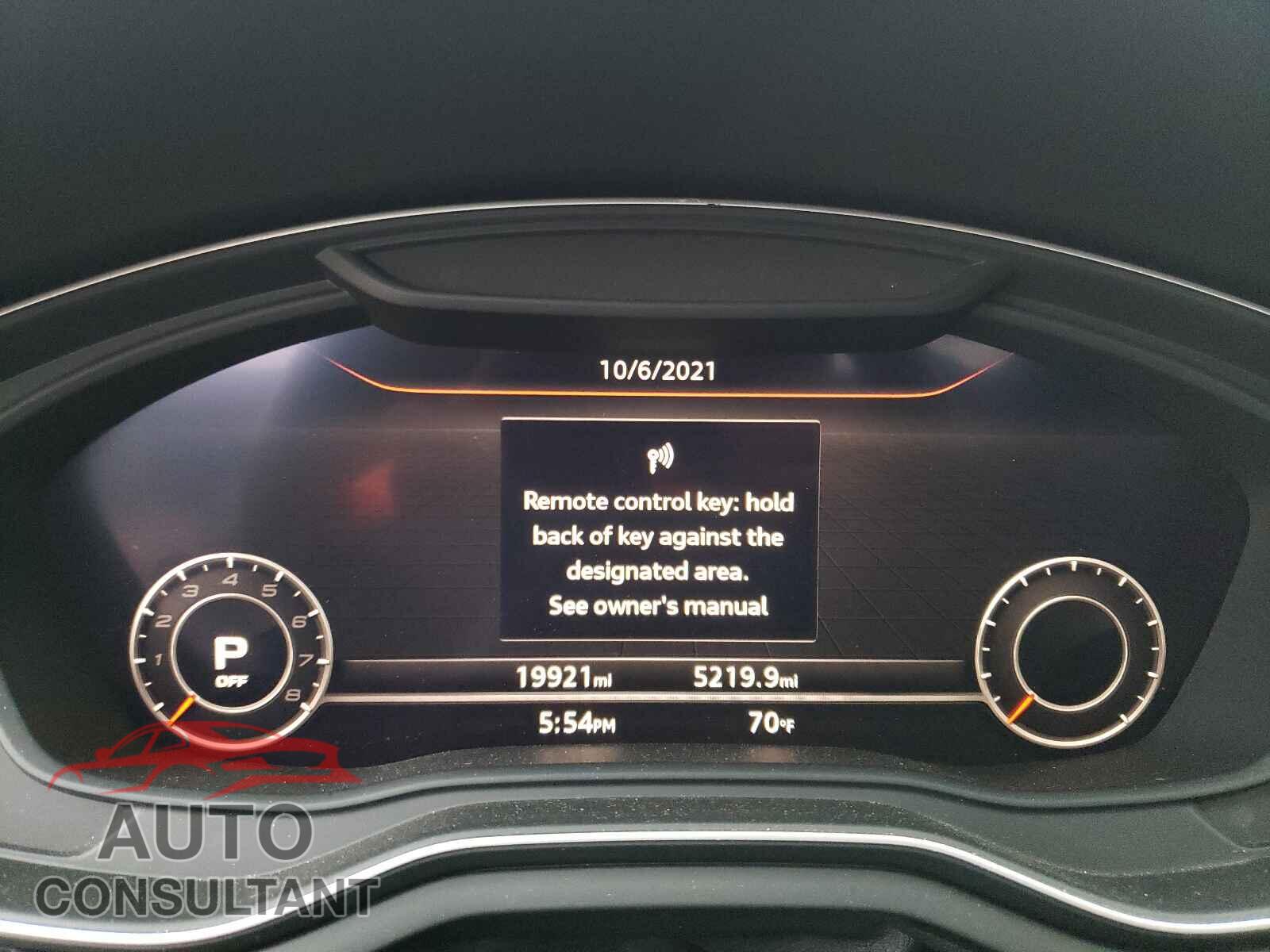 AUDI S5/RS5 2018 - WAUR4AF55JA058005